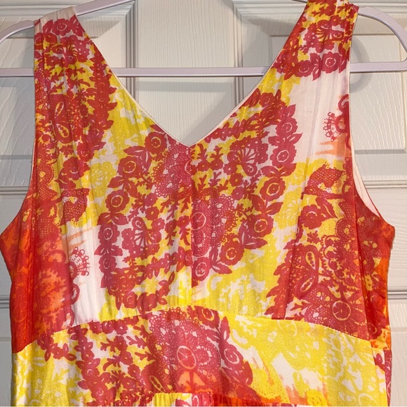 Madison Cotton Tiered Boho Cottagecore Maxi Dress - Picture 8 of 13